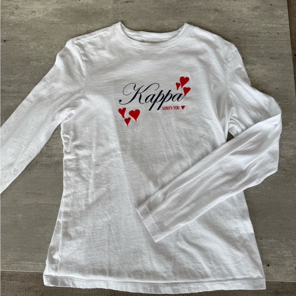 Kappa White Long Sleeve Shirt